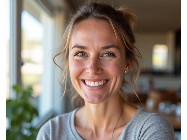 Milica Jović, 48, nasmejana i vitalna, u sportskoj odeći, posle programa Vitalis Krug.
