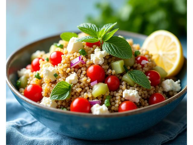 Kvinoja salata sa mediteranskim povrćem